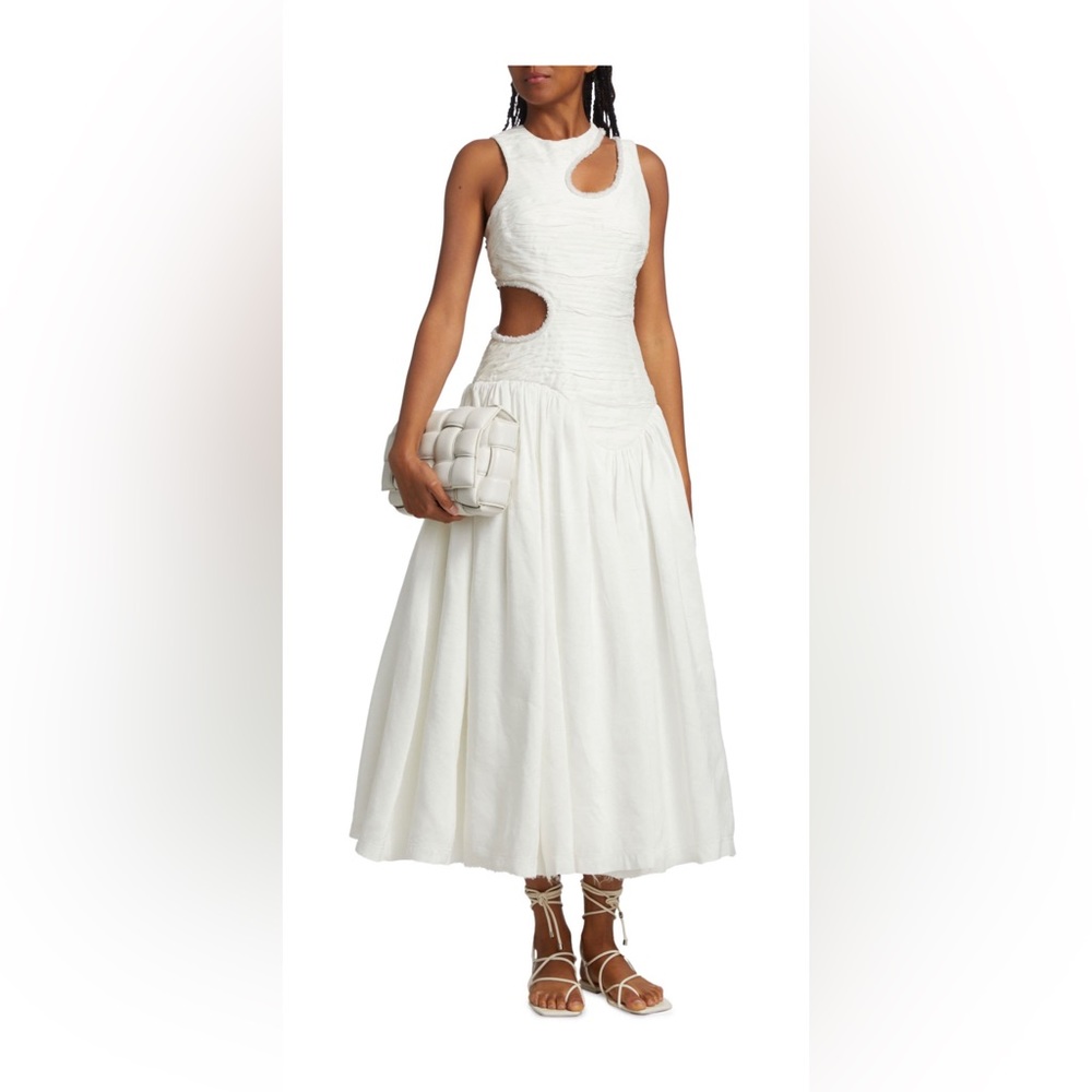 White Aje's Jolie midi-dress